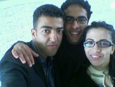 c moi avec otmane et marwane camarades de classe